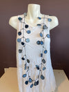 Fabric and Rubber Necklace