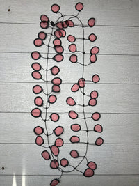 Transparent Fabric and Rubber Necklace