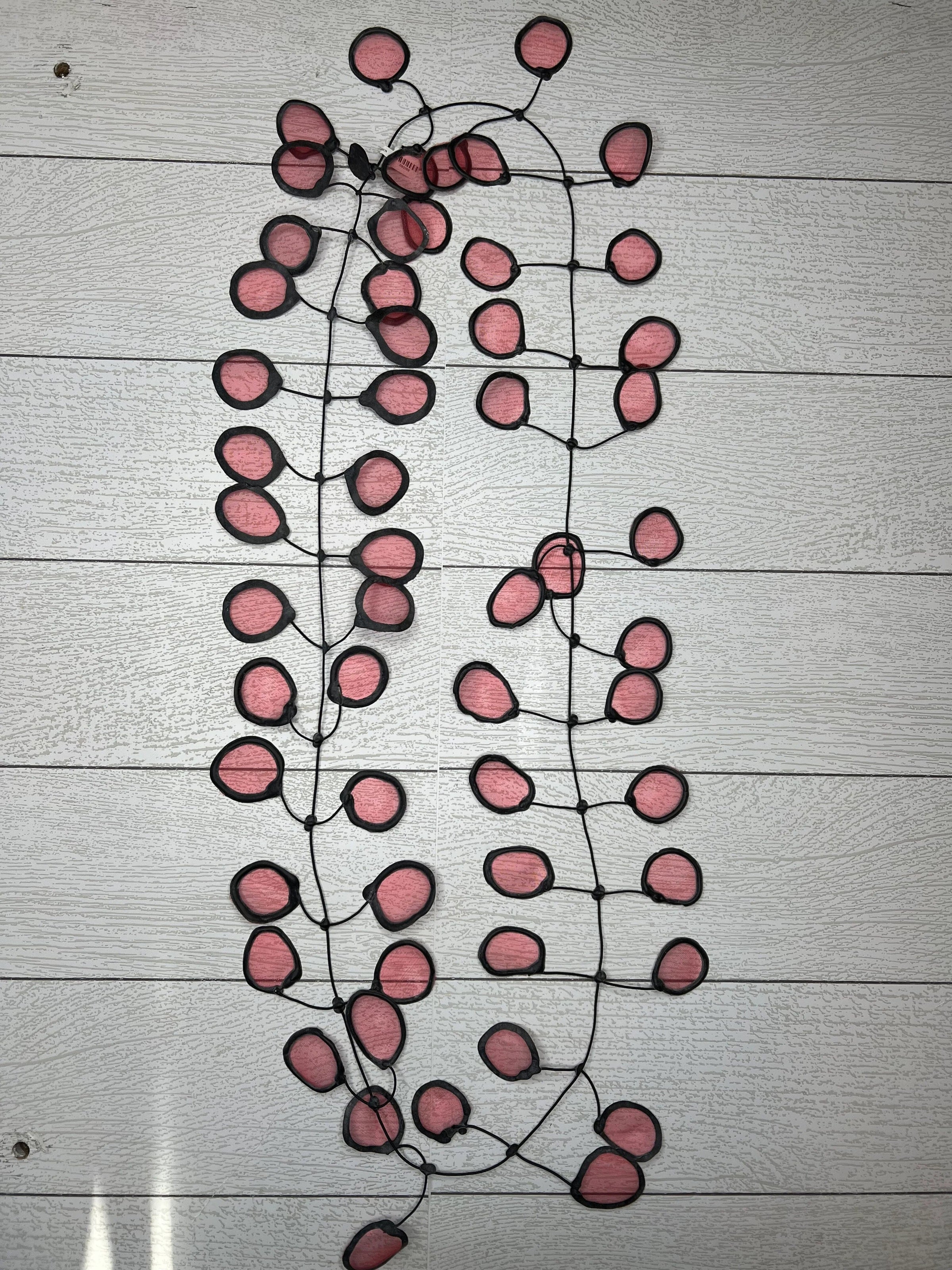 Transparent Fabric and Rubber Necklace