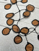 Transparent Fabric and Rubber Necklace