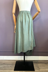Linen Asymmetrical Skirt