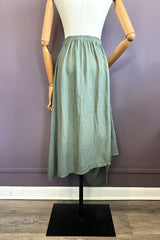 Linen Asymmetrical Skirt