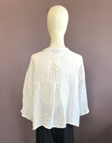V-Neck Frayed Top