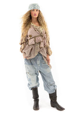 Silk Cropped Monique Jacket