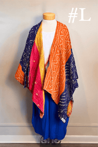 Short Reversible Kantha Jacket