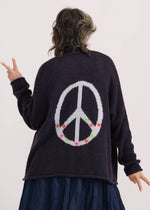 Navy Lofty Peace Cardi
