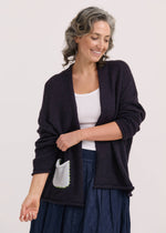 Navy Lofty Peace Cardi