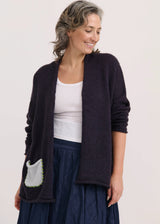 Navy Lofty Peace Cardi