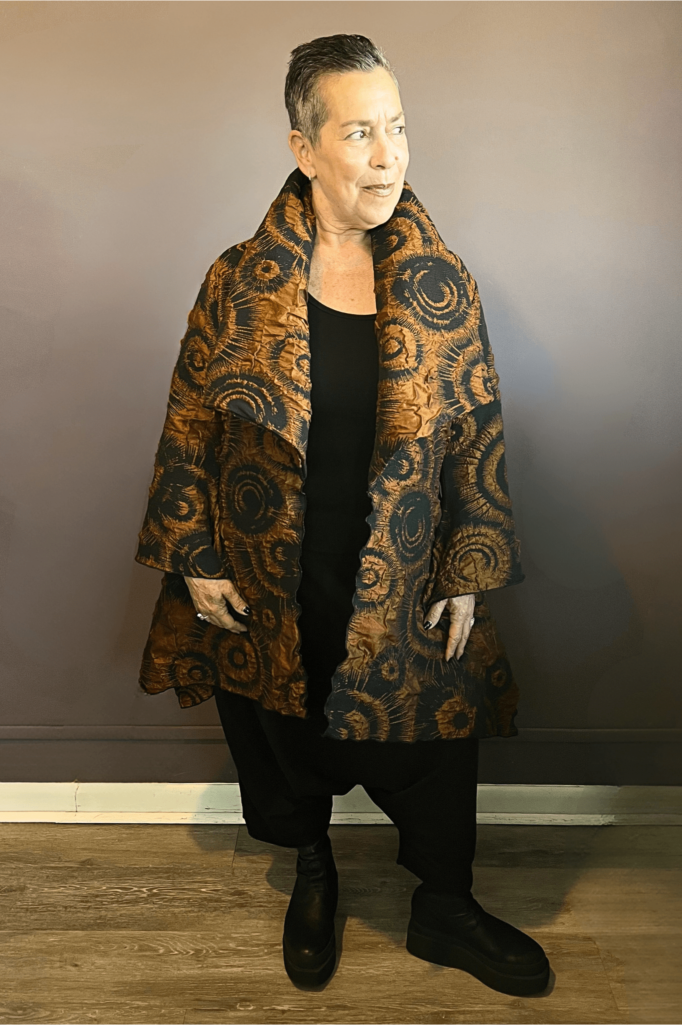Bronze Mariam Jacket - Plus Size