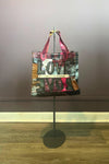 1.Love Cross Body Leather Tote