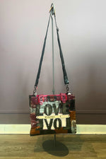 2.Love Cross Body Leather Tote