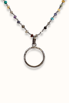 Open Diamond Circle Necklace