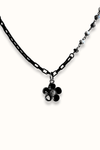 Opal Chain Flower Necklace