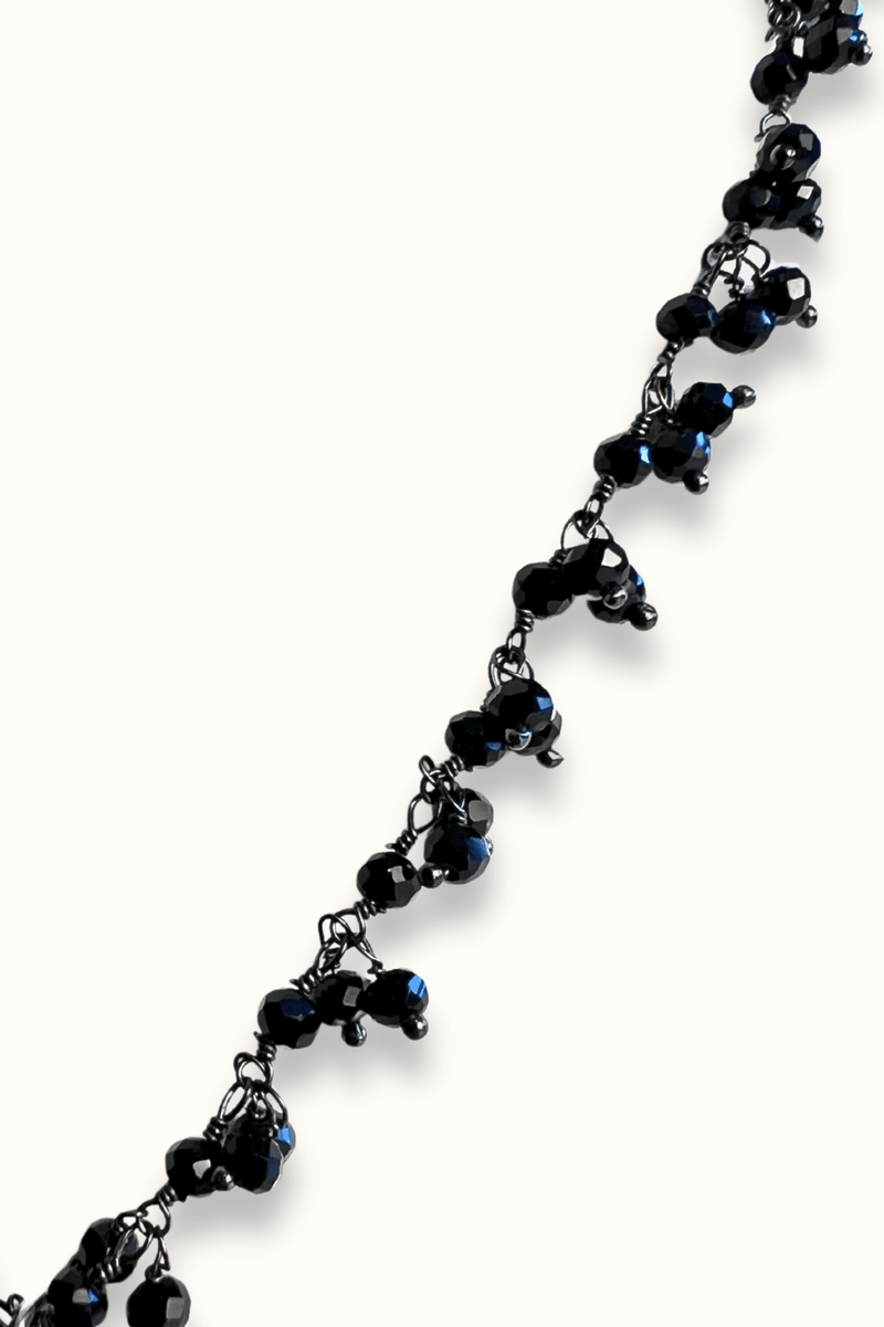 Large Labradorite Disc Necklace