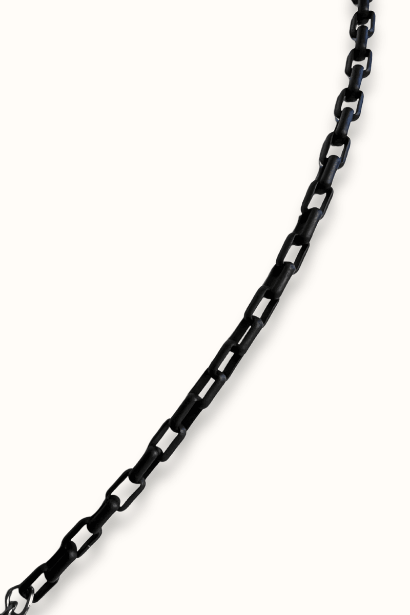 Small Labradorite Disc Necklace