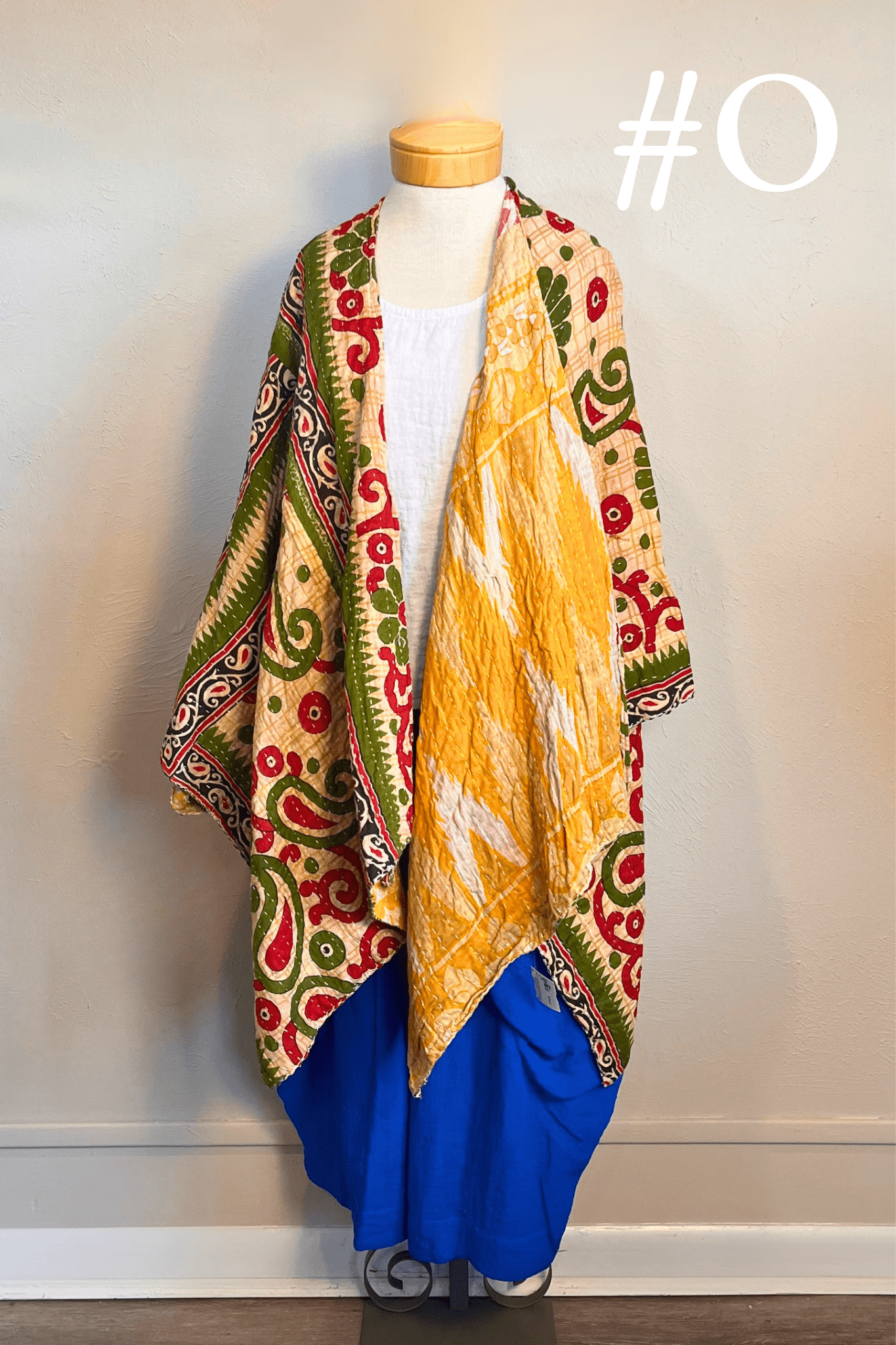 Short Reversible Kantha Jacket