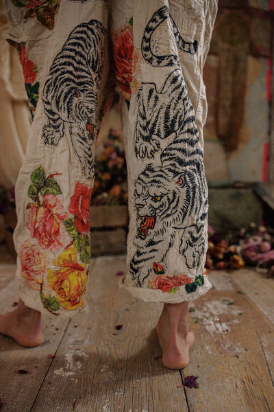 Birch Floral Love Overalls