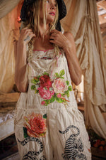 Birch Floral Love Overalls