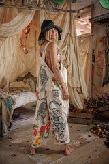 Birch Floral Love Overalls