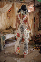 Birch Floral Love Overalls