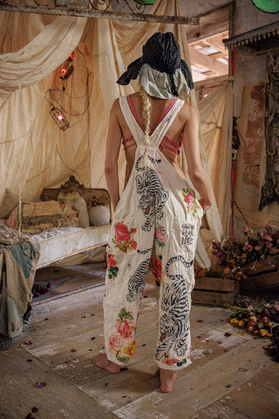Birch Floral Love Overalls