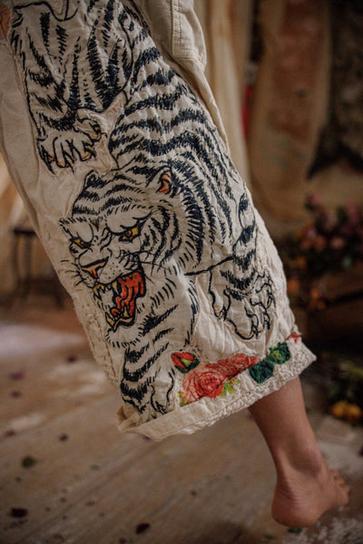 Birch Floral Love Overalls