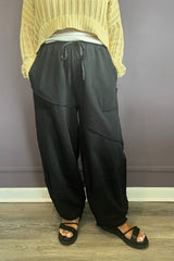 Exposed Seam Terry Pant - Plus Size