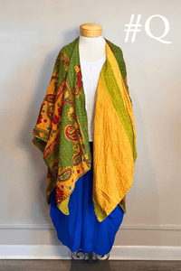 Short Reversible Kantha Jacket