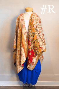 Short Reversible Kantha Jacket