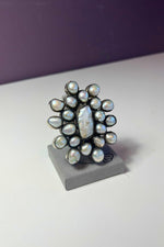 1. Baroque Pearl Adjustable Ring