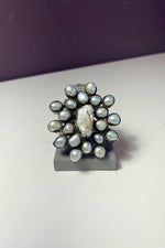 2. Baroque Pearl Adjustable Ring