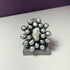 2. Baroque Pearl Adjustable Ring