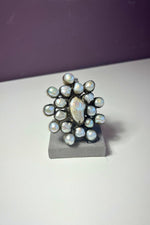 3. Baroque Pearl Adjustable Ring