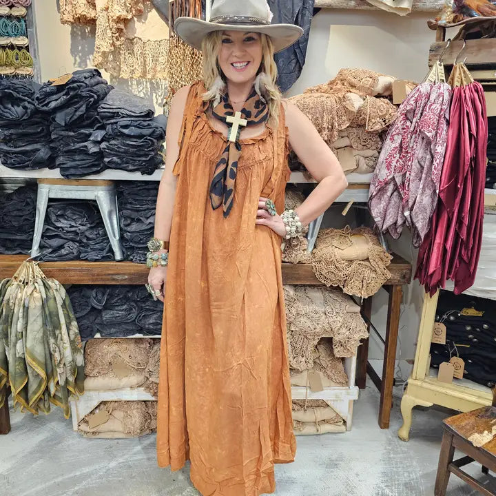 Tuck Strap Dress