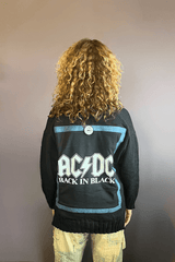 Rockstar Cardigan - AC/DC Back In Black