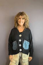 Rockstar Cardigan - AC/DC Back In Black