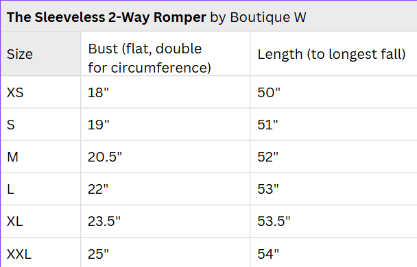 Sleeveless 2-Way Romper Dress (Black) S-XXL