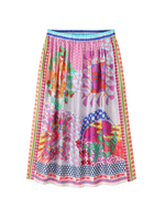 Elizabeth Printed Midi Skirt