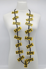 "Love" Ribbon Necklace