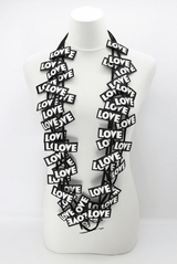 "Love" Ribbon Necklace