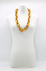 Long Wooden Chain Necklace