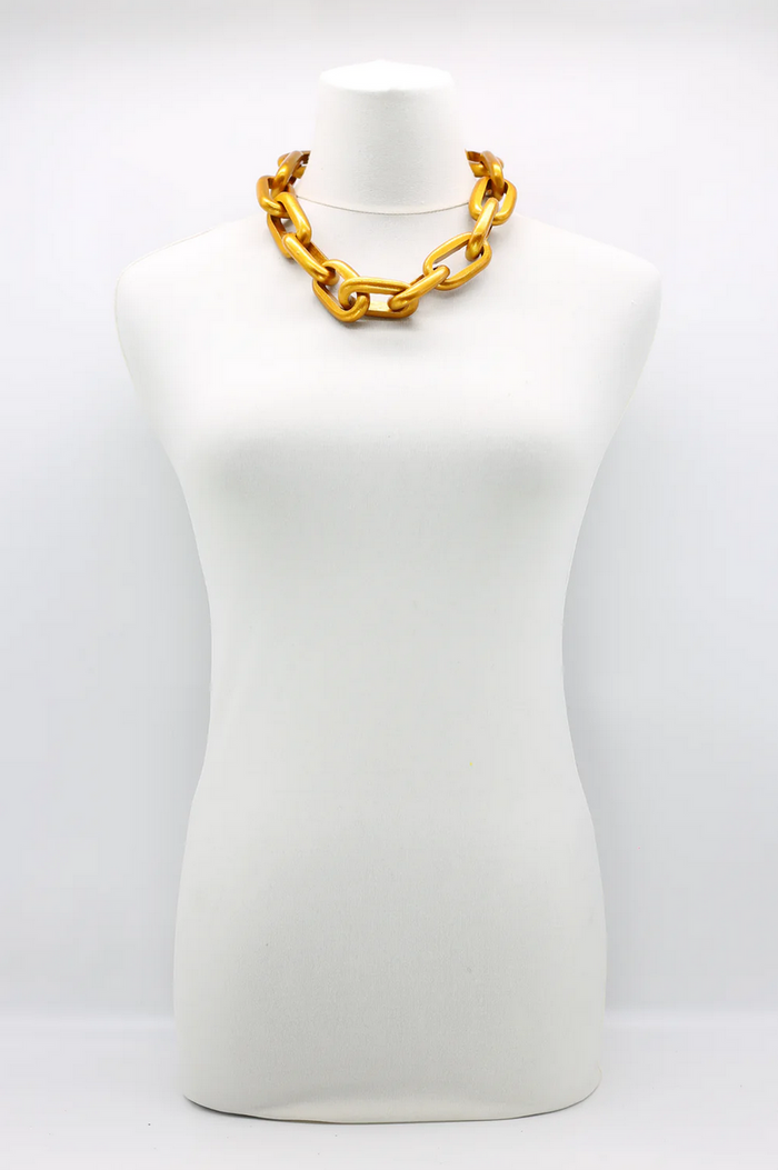 Choker Wooden Chain Necklace