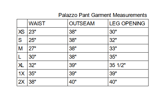 PALETTE BASICS Palazzo Pant - Plus Size