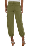 Cargo Crop Pant with Cinch Hem (Eucalyptus)