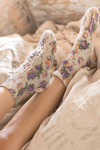 Floral Lil Dipper Socks