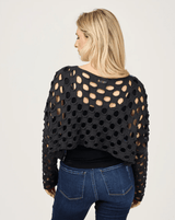 Black Lenora Pullover