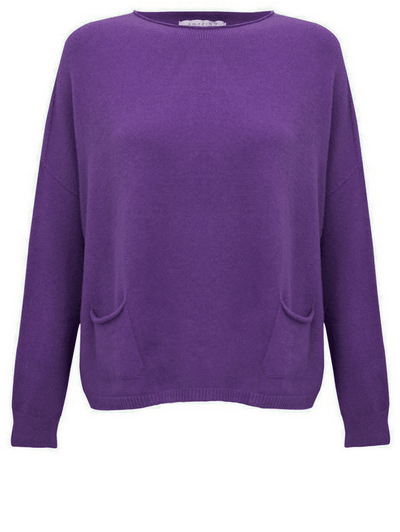 Jodie 2 Pocket Crop Sweater