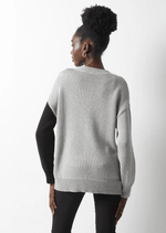 Asymmetric Button Pullover