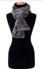 Grey Skinny Scarf