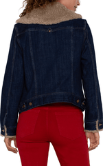Sherpa Collar Trucker Jacket (Rinse)